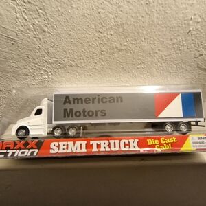 American Motors White and Gray Semi Truck Toy Diecast Cab 1/64 SCALE New